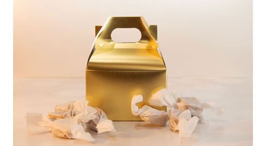 Gold Box Goat Milk Caramels: 8 Piece Box