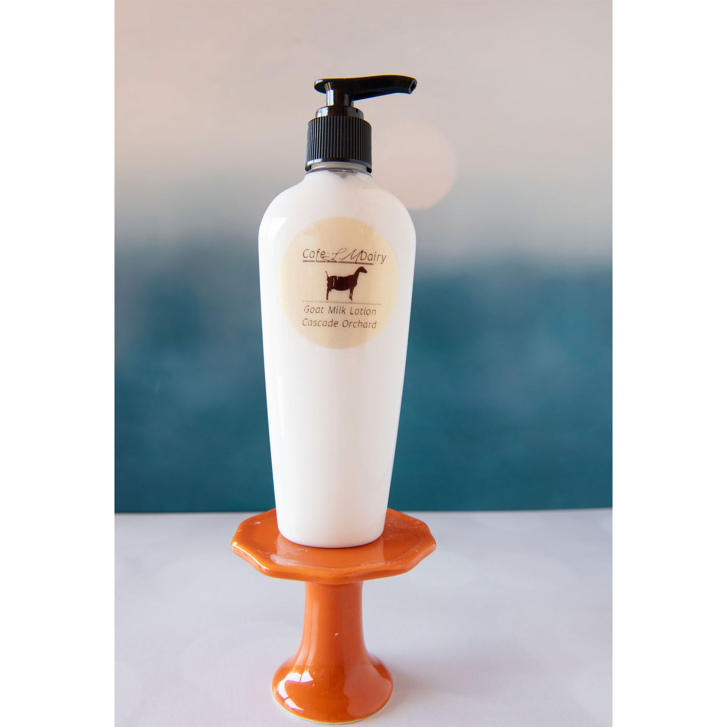 Goat Milk Lotion Cascade Orchard: 8 ounce Pump Bottle