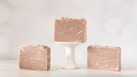 Hippie Essential Lavender Goat Milk Soap Hot Process Soap