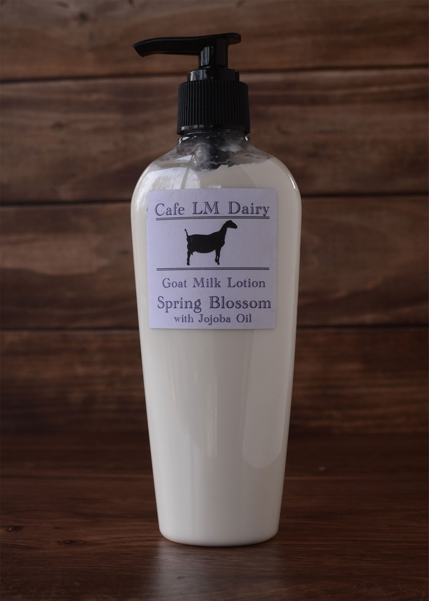 Goat Milk Lotion: Spring Blossom Fragrance 8 Ounce Pump Bottle
