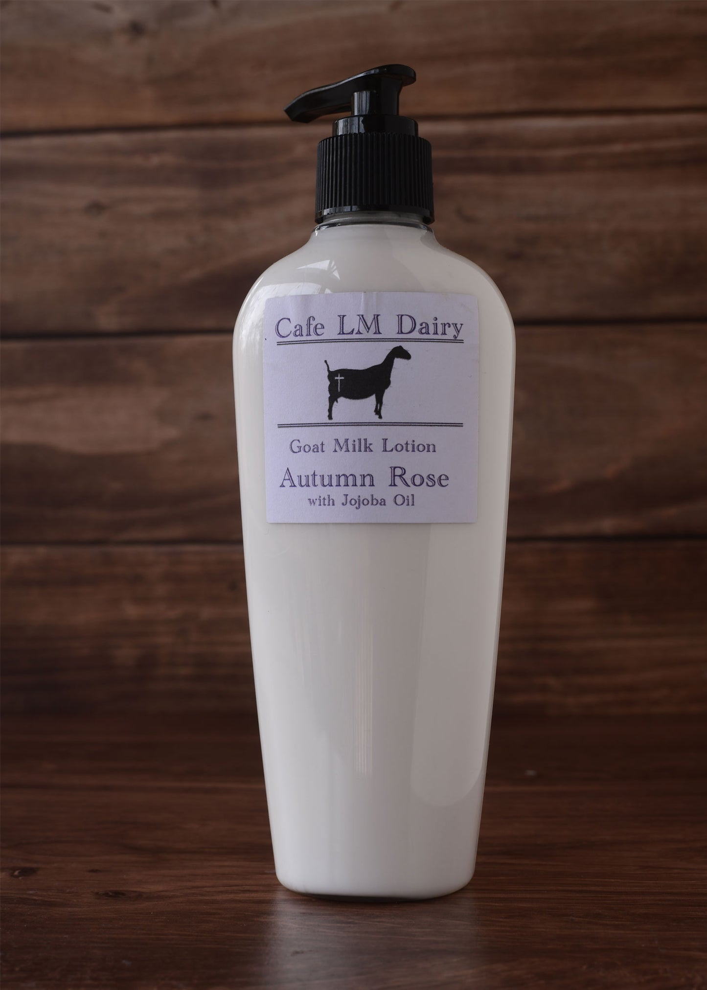 Goat Milk Lotion: Autumn Rose 8 Ounce Pump