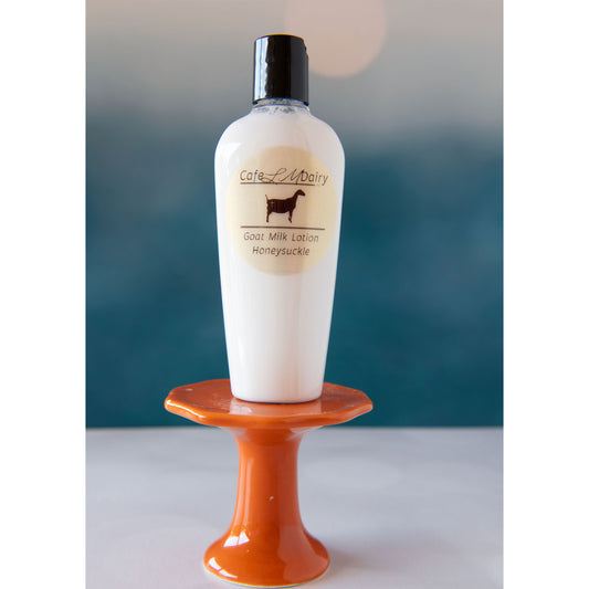 Goat Milk Lotion: Honeysuckle 4 Ounce Squeeze Bottle